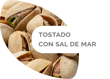 Pistache Tostado con sal de mar